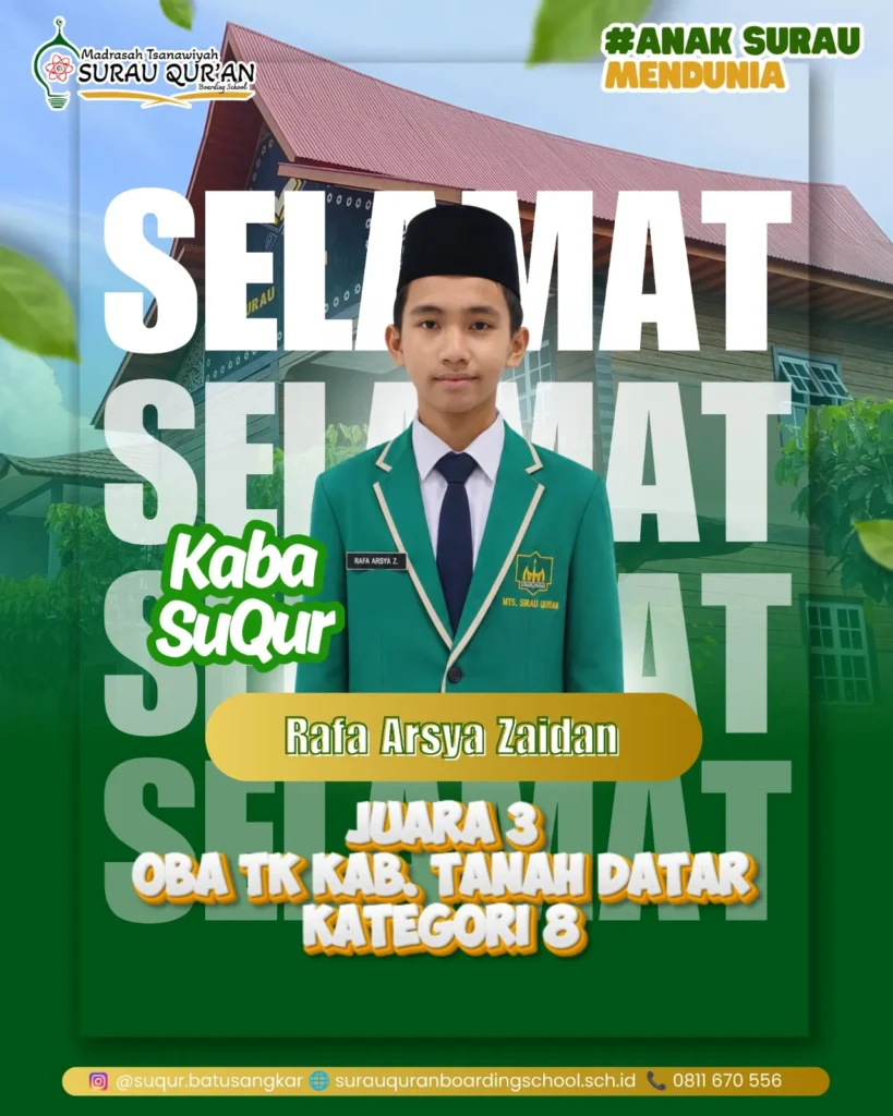 Juara 3 OBA 2026 Rafa